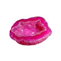 Satyamani Natural Agate Dyed Geodes(Red)