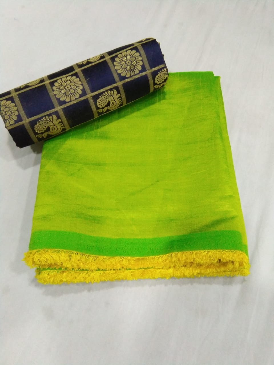 Plain Sana Silk Saree