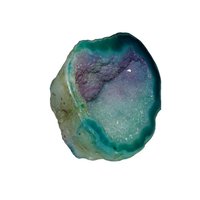 Satyamani Natural Agate Dyed Geodes(Green)