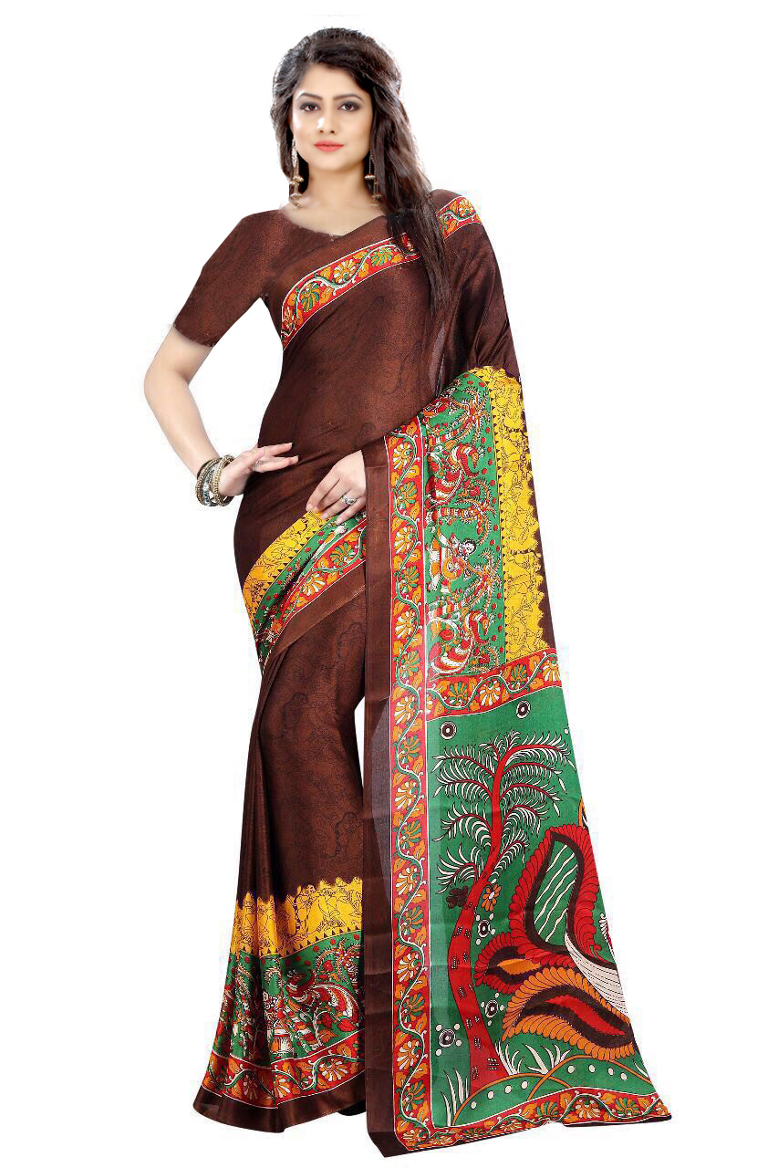 Aishwarya Bhagalpuri Printed Saree