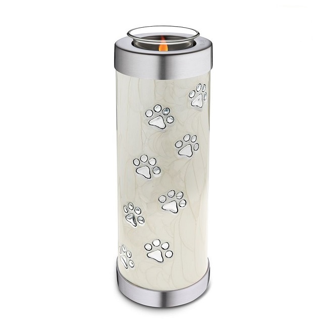 Pet Paw Print Tea Light Urns