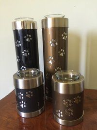 Pet Paw Print Tea Light Urns