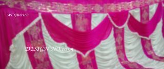 Decoration parda for wedding