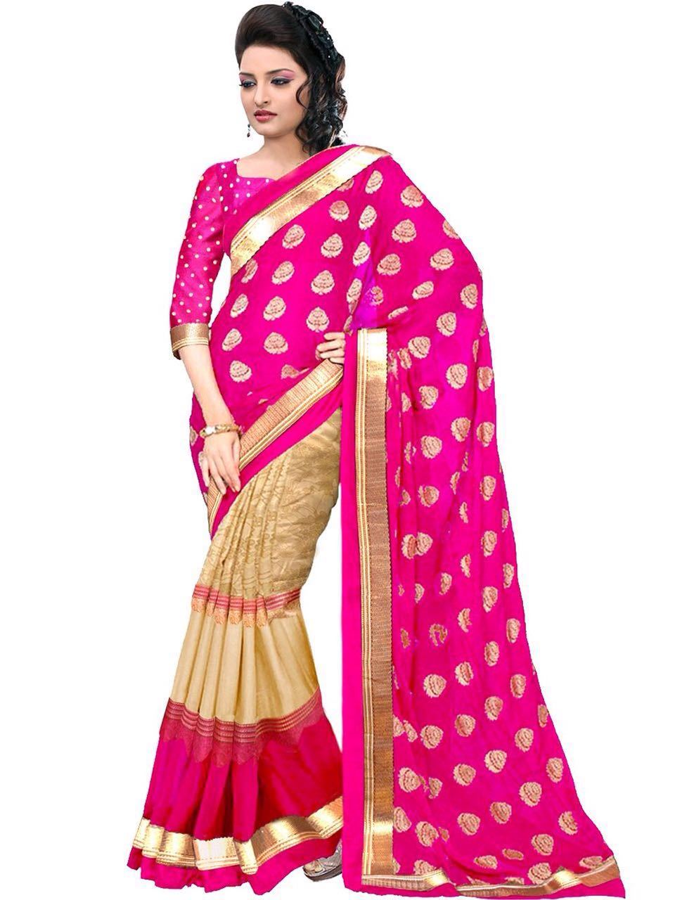 Foil Cotton silk saree