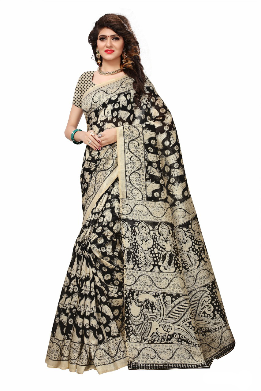 Anamika Printed Bhagalpuri Saree