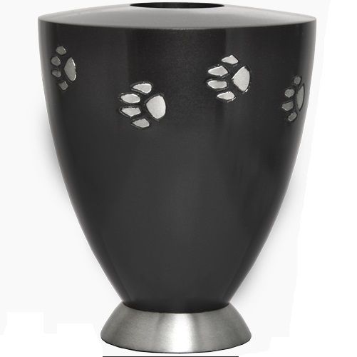 Candle Holder Paw Print Pet 60 cu in Cremation Urn