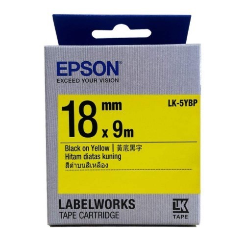 Epson LW Tape- LK-5YBP- 18mm