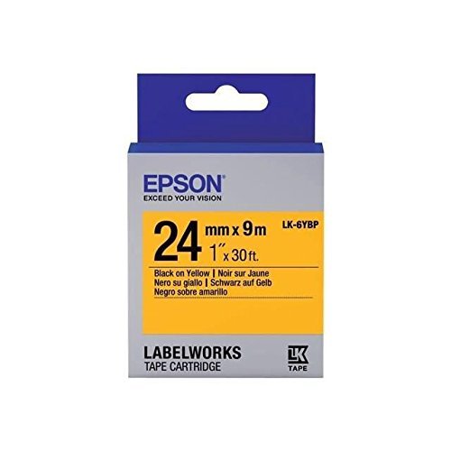 Epson LW Tapes- LK-6YBP- 24mm 