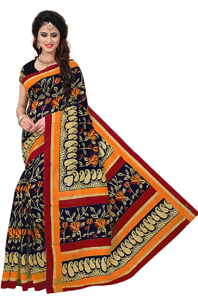 Mango Six Printed Bhagalpuri Sare