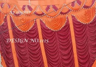 Wedding Parda Strong Design - Attributes: Washable