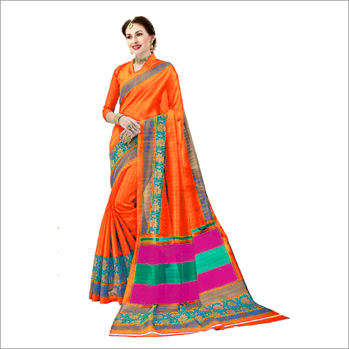 Sonaksi Bhagalpuri Printed Saree