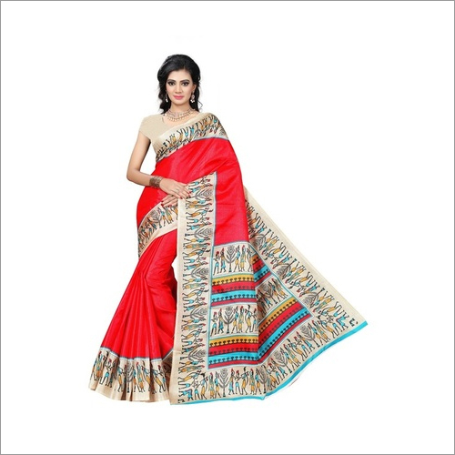 Fancy Bhagalpuri Printed Saree