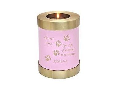 Pet Memorial Candle Holder Pet Urn