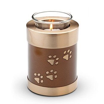 Pet Paw Print Tea Light Urns