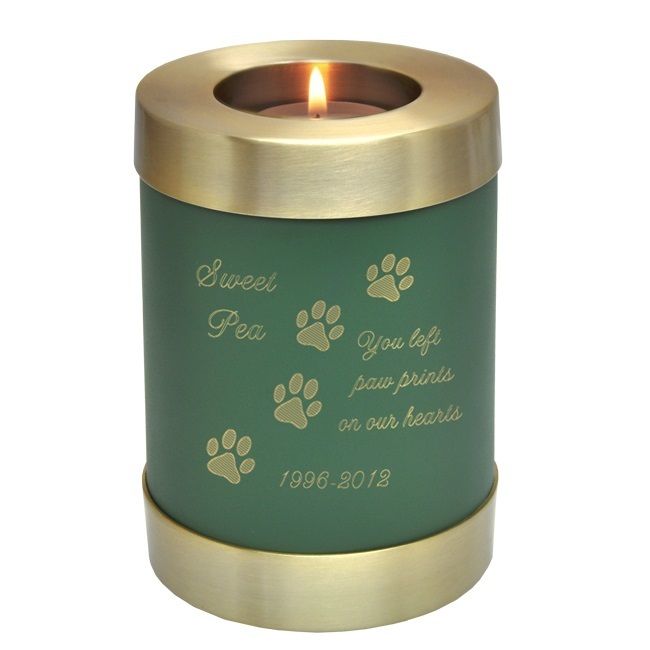 Pet Paw Print Tea Light Urns