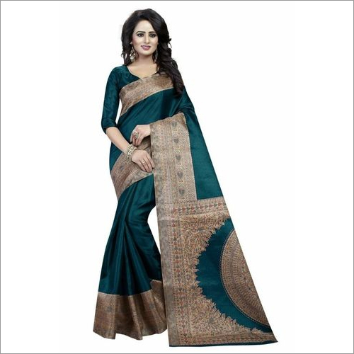 Kalamkari Design 2 Bhagalpuri Printed Saree