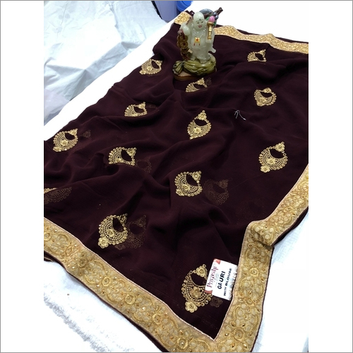 Supar Work Silk saree