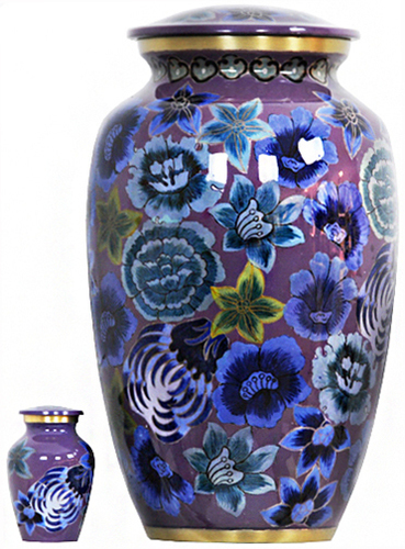 Ritual Aluminium Cremation Urn For Ashes