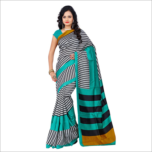 Strawbery Lichi Bhagalpuri Saree