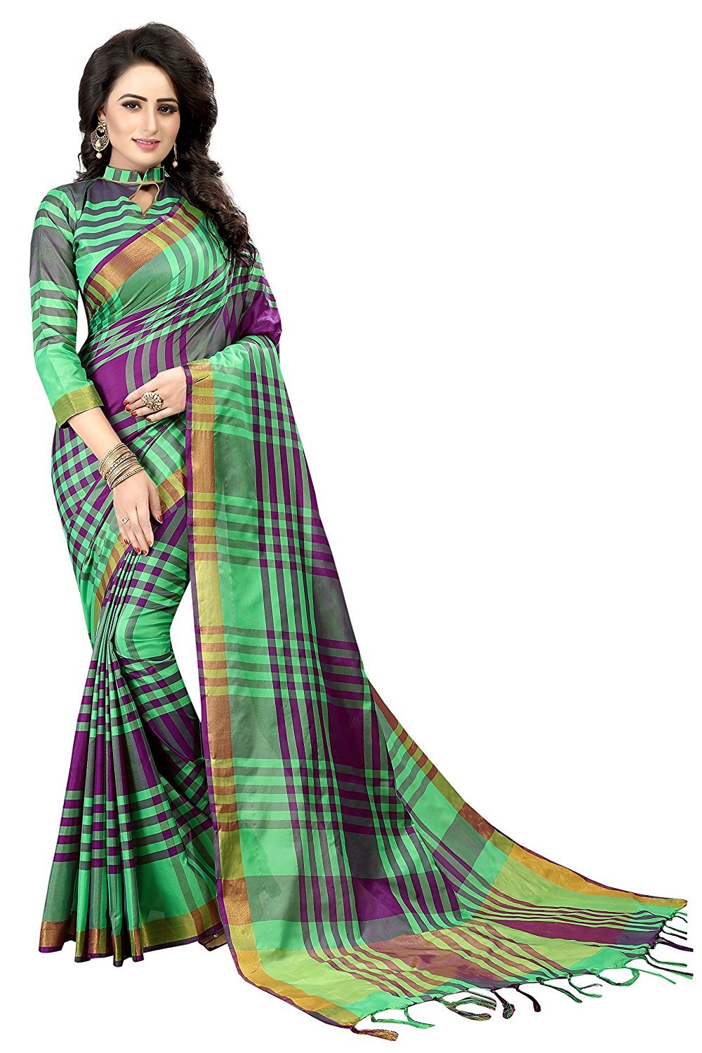 Asam Chokada Design 1 Nyloan Saree