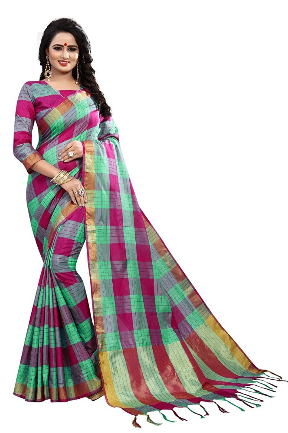 Asam Chokada Design 2 Nyloan Saree