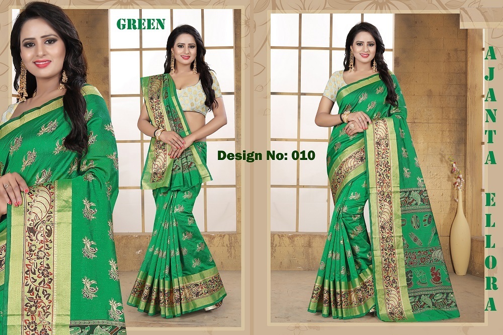 Ajanta Poly silk saree