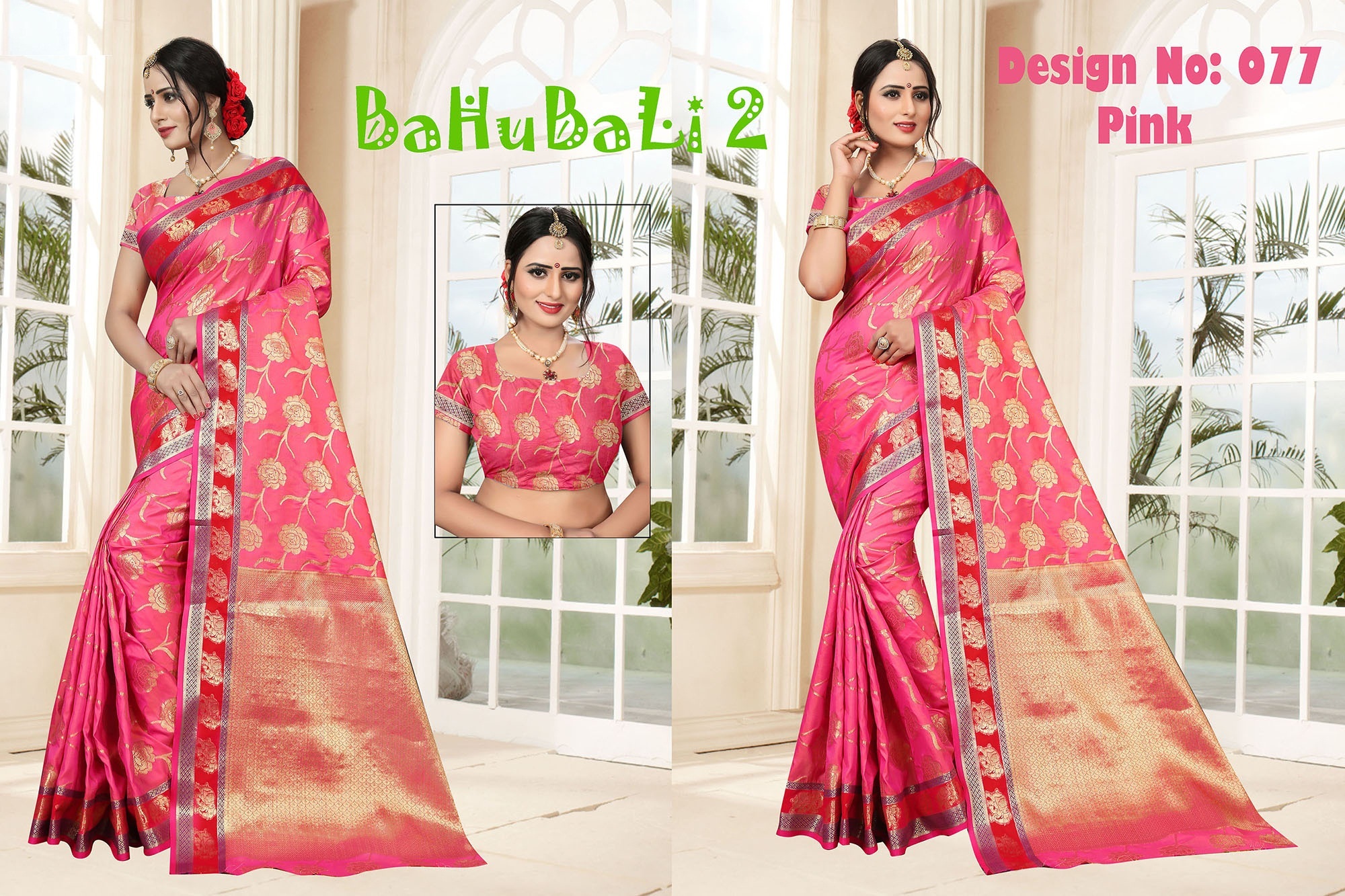 Bhaubali Jacquard saree