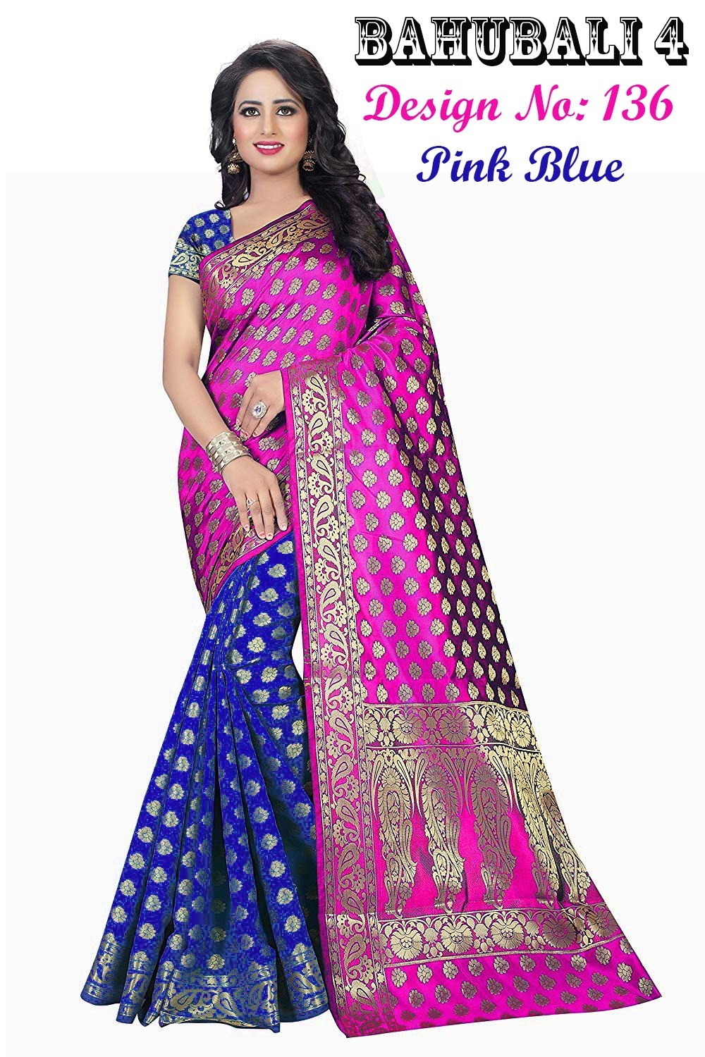 Bhaubali Poly silk saree