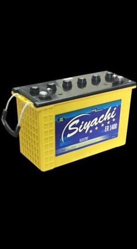 SIYACHI E-Rickshaw Battery - 12V Acid Lead Battery 35kg Weight Deep Cycle Plate Chemicals for Enhanced Charge Acceptance and Extended Cycle Life