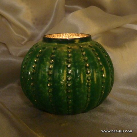 SILVER FINISH CANDLE VOTIVE