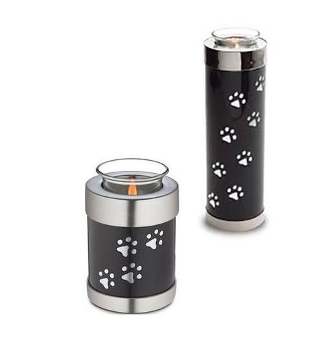 Tea Light Urns Small And Large in Midnight