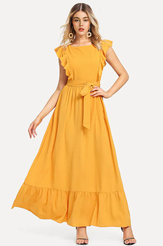 Yellow Evening Gown