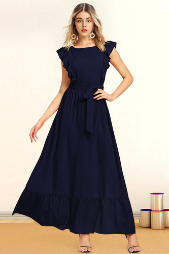 Nevy Blue Long Gowns