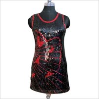 Front Sequin Dress