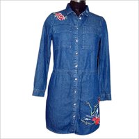 Elbow Denim Tunic