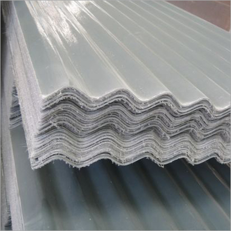 Fiberglass Plastic Corrugated Roofingsheet - Variable Size Off-White | Lightweight, Durable, Weatherproof, Scratch-Resistant, Glossy Finish
