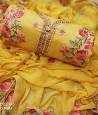 Chanderi Silk Suit Salwar Fabric