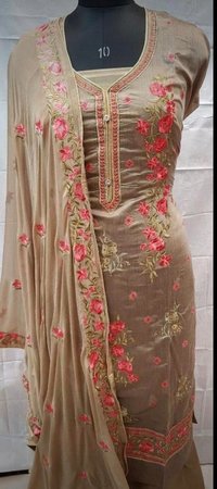 Chanderi Silk Suit Salwar Fabric