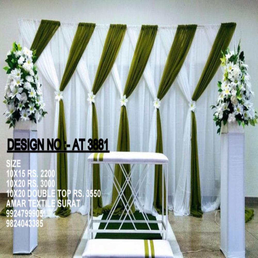 Premium Heavy Duty Readymade Sidewall Pardaa Decoration