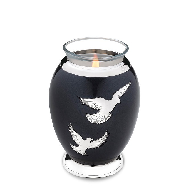 Tealight Candle Tulip Keepsake Cremation Urn
