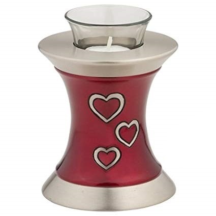 Loving Hearts Tealight Urn