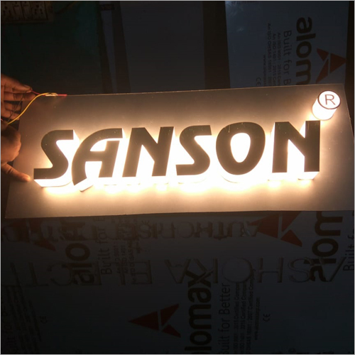 Front Lit Glow Sign Board