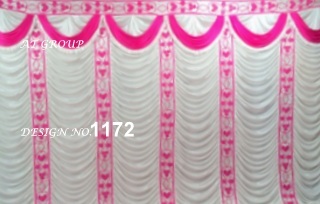 Sidewall parda for weddings