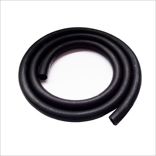 Petrol Hose - 3/4 Inch & 1 Inch Size | Black Rubber, Round Shape, Acid Medium
