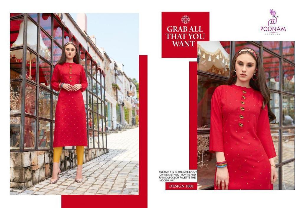 Rayon Fancy Kurtis