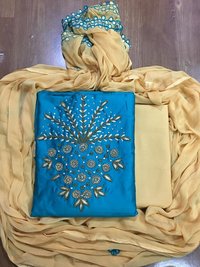 Designer Latest Hand Work Dress Material