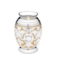 Blessing Birds Silver Tealight Urn