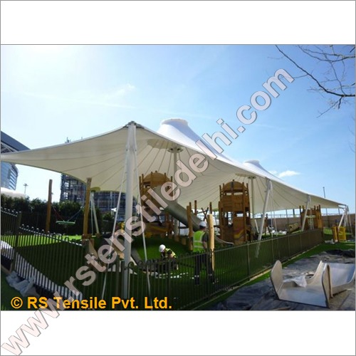 Many Color Lawn Tensile Roof Structure