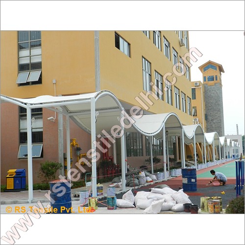 Many Color Tensile Walkway Structure