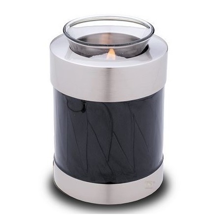 Midnight Pearl Tealight Urn